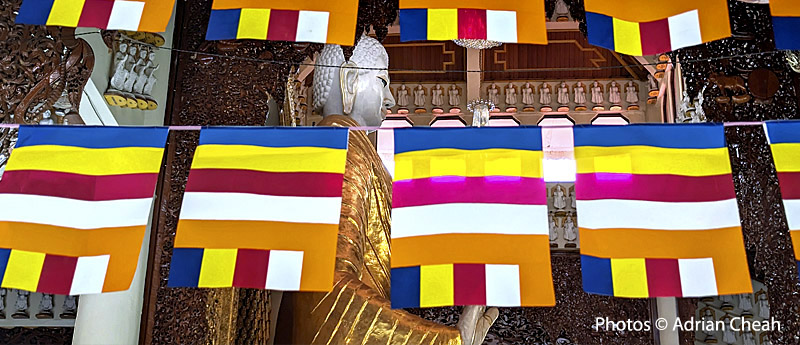 Buddhist flag © Adrian Cheah