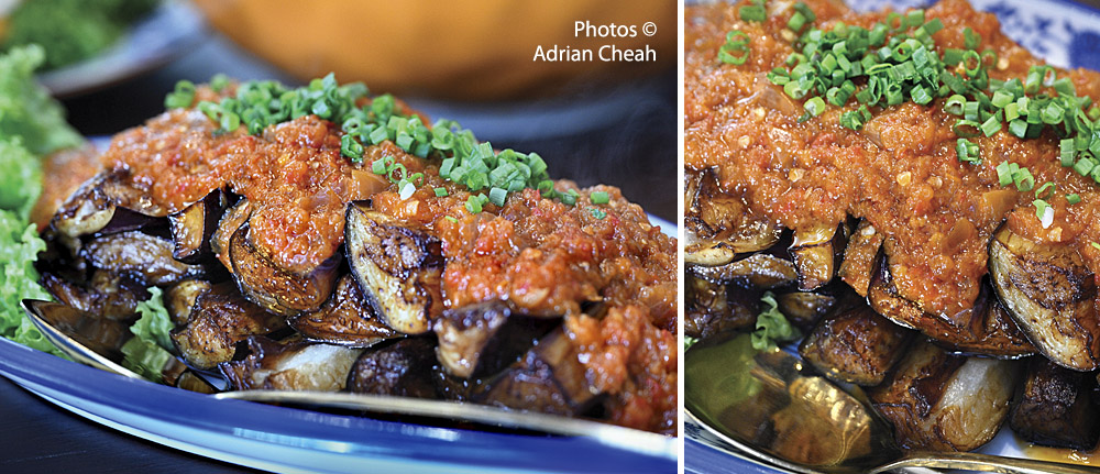 Auntie Gaik Lean - sambal terung; photo © Adrian Cheah