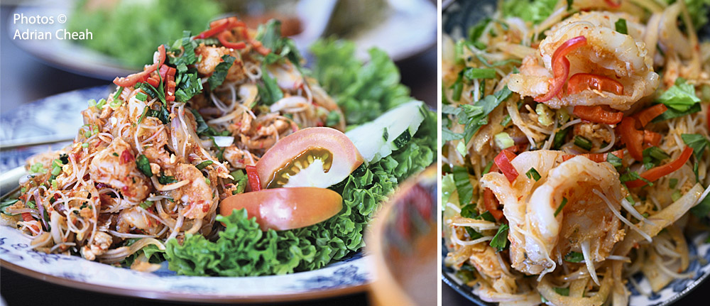 Auntie Gaik Lean - kerabu bihun; photo © Adrian Cheah