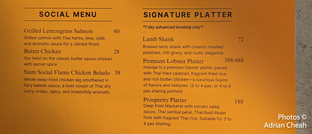 Siam Social, photos © Adrian Cheah