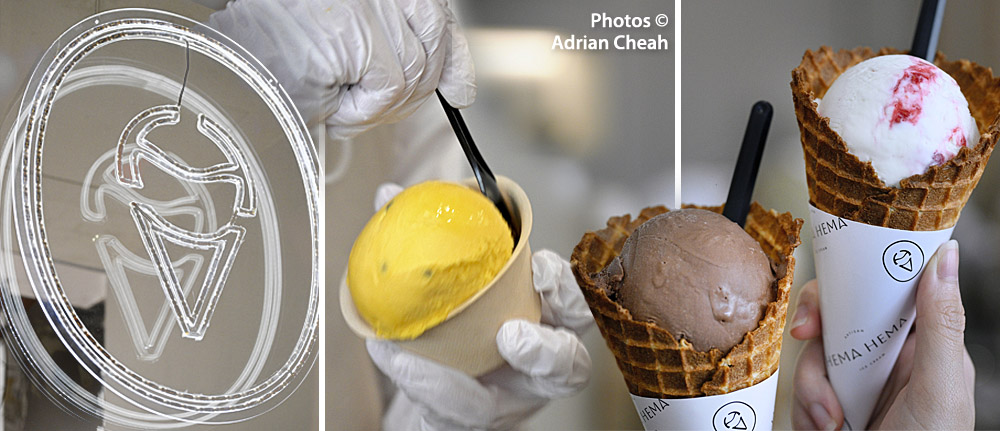 Hema Hema Ice Cream; photos © Adrian Cheah