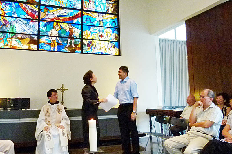 A service of Remembrance for Emil in Singapore, 2010
