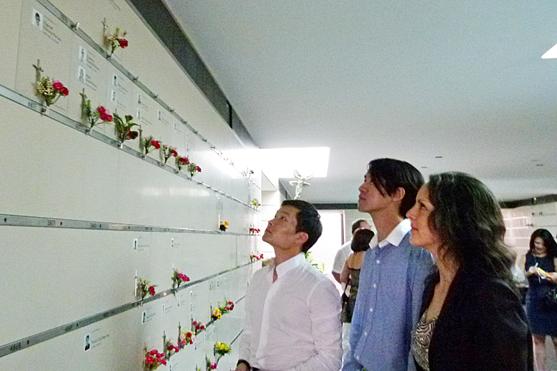 A service of Remembrance for Emil in Singapore, 2010