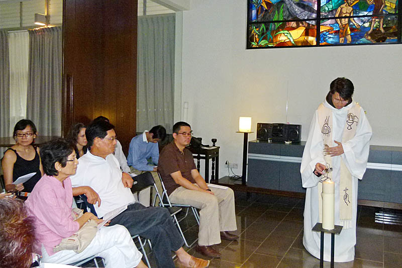 A service of Remembrance for Emil in Singapore, 2010