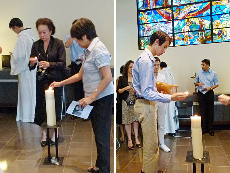 A service of Remembrance for Emil in Singapore, 2010