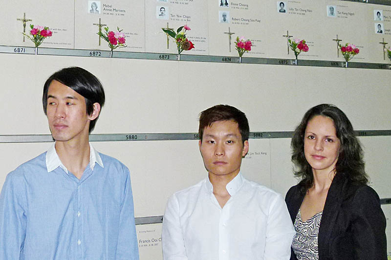 A service of Remembrance for Emil in Singapore, 2010