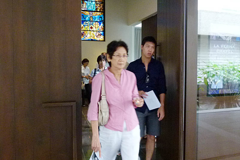 A service of Remembrance for Emil in Singapore, 2010