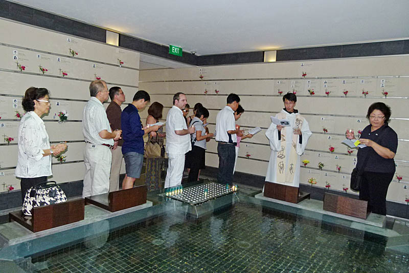 A service of Remembrance for Emil in Singapore, 2010