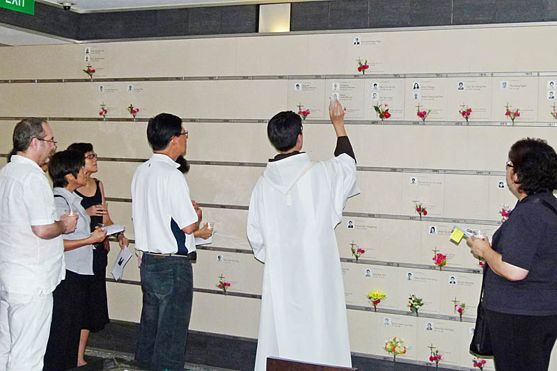 A service of Remembrance for Emil in Singapore, 2010
