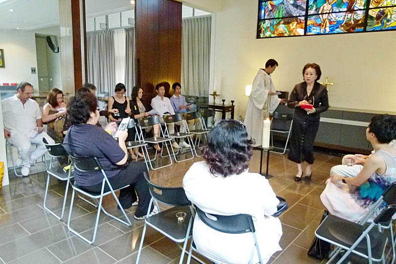A service of Remembrance for Emil in Singapore, 2010