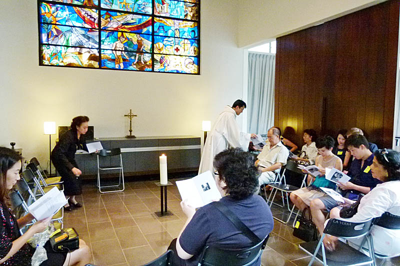 A service of Remembrance for Emil in Singapore, 2010